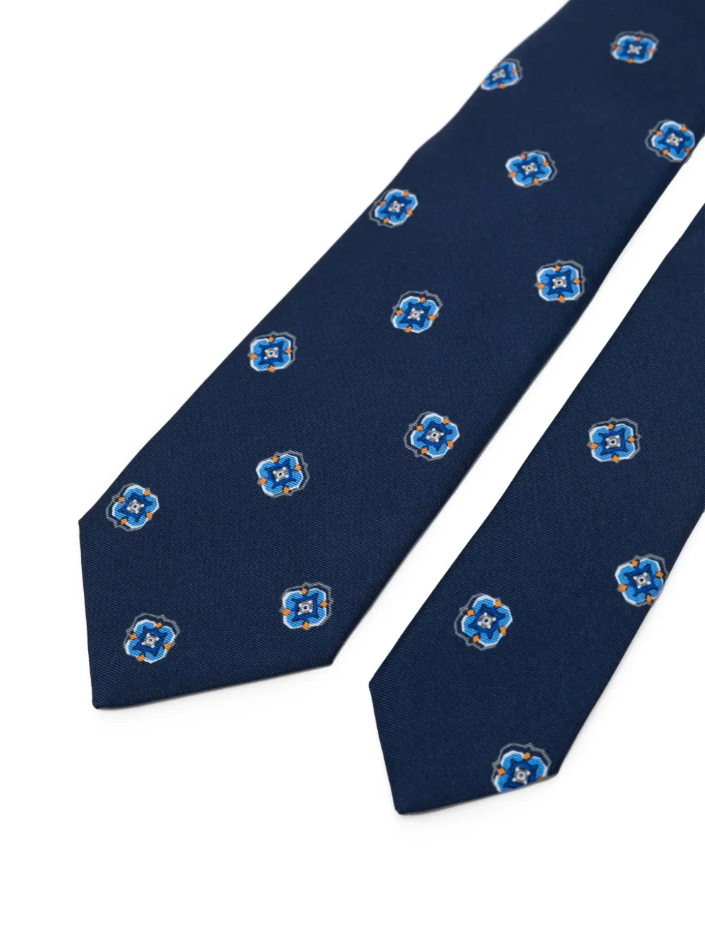 Kiton patterned silk tie | Image 2