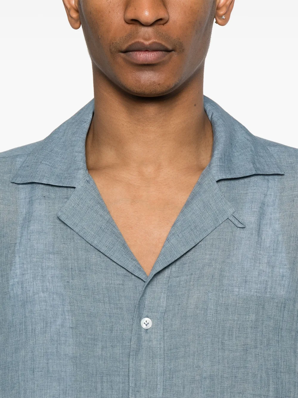 Lardini Linnen overhemd Blauw