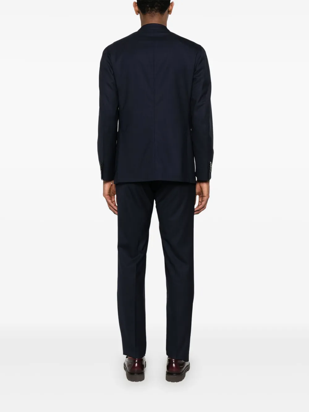 Boglioli Pak met puntige revers Blauw