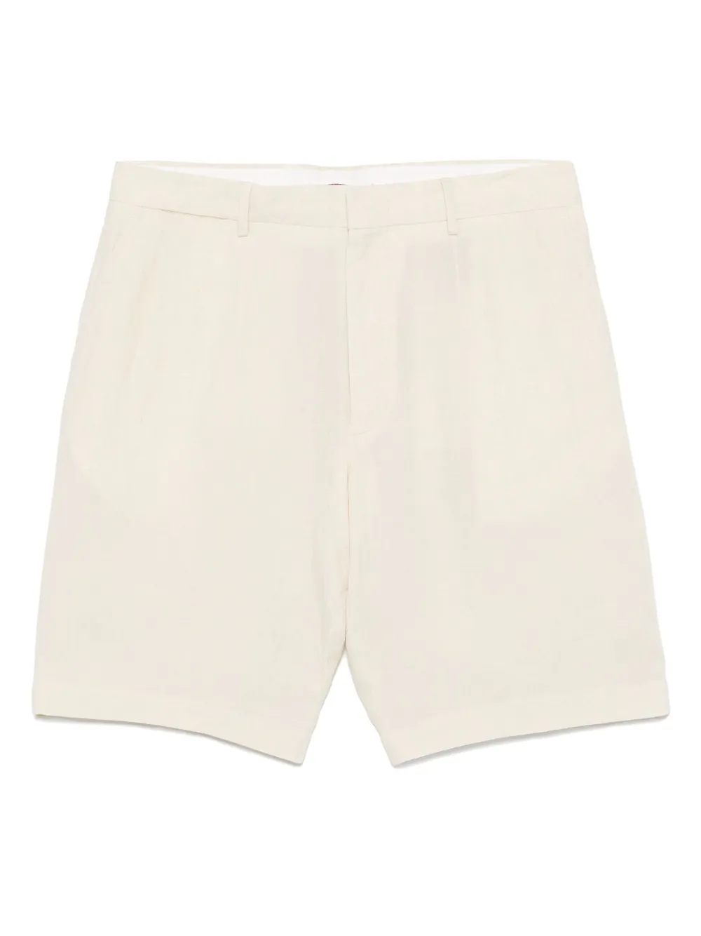 Zegna short en lin | tons neutres | Image 1