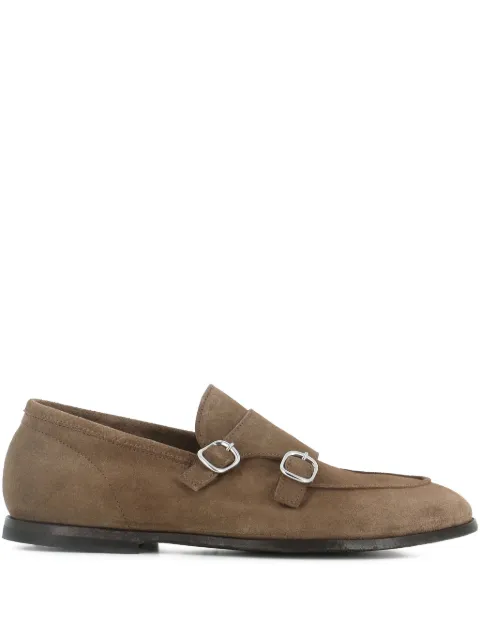 Green George mocasines con doble hebilla