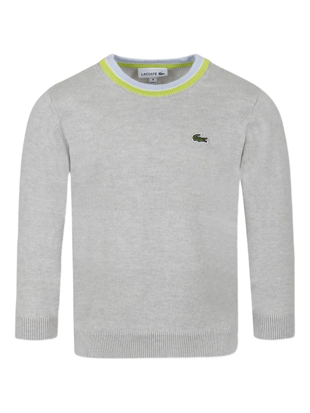 Lacoste Kids logo jumper - Grigio
