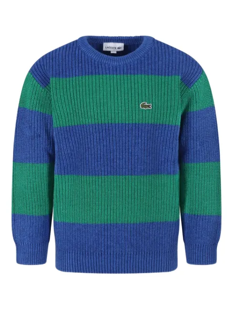 Lacoste Kids striped jumper