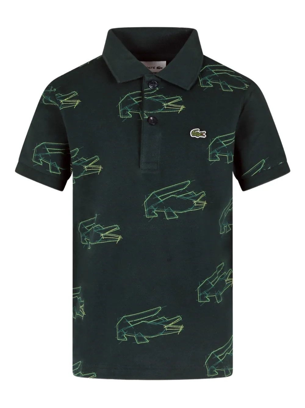Lacoste Kids Poloshirt met logoprint Groen