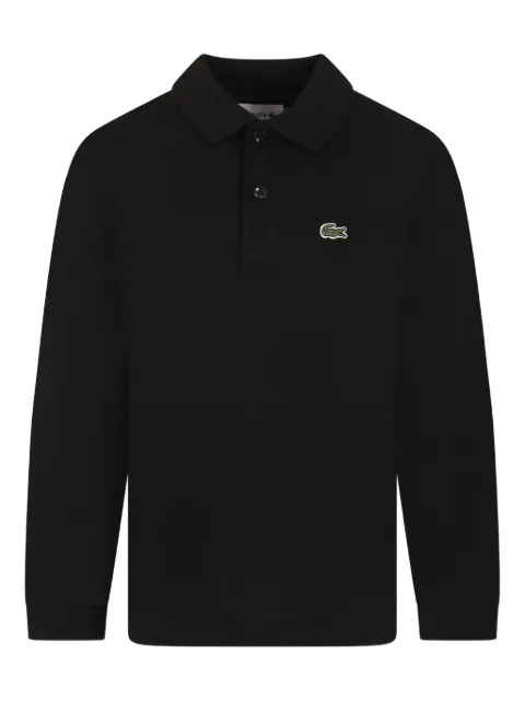 Lacoste Kids logo-embroidered polo shirt