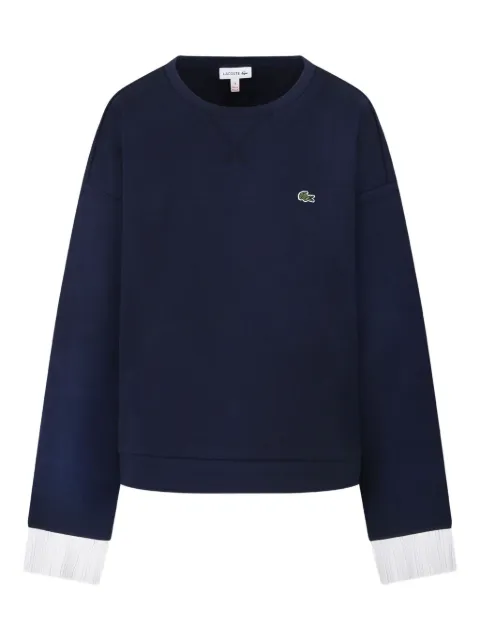 Lacoste Kids سويت شيرت بأبليكة شعار الماركة