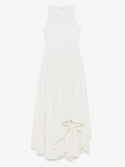 Alexander McQueen vestido midi con diseño asimétrico