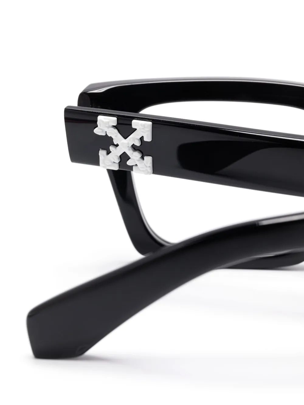 Off-White Eyewear Bril met Arrows-patroon Zwart