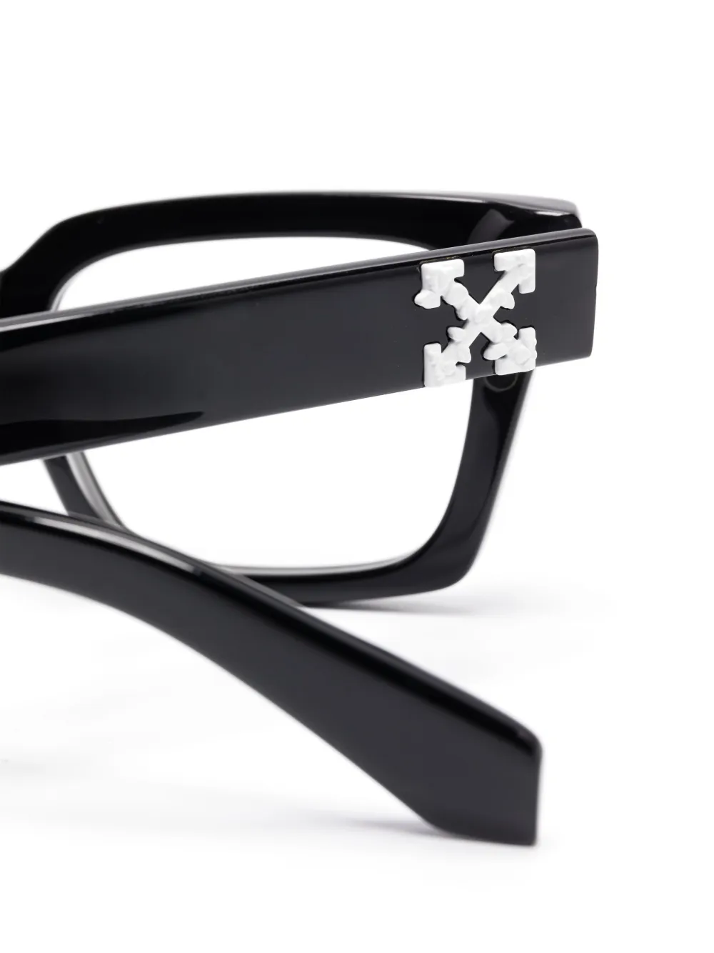 Off-White Eyewear Bril met Arrows-patroon Zwart