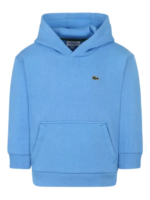 Lacoste Kids logo-embroidered hoodie