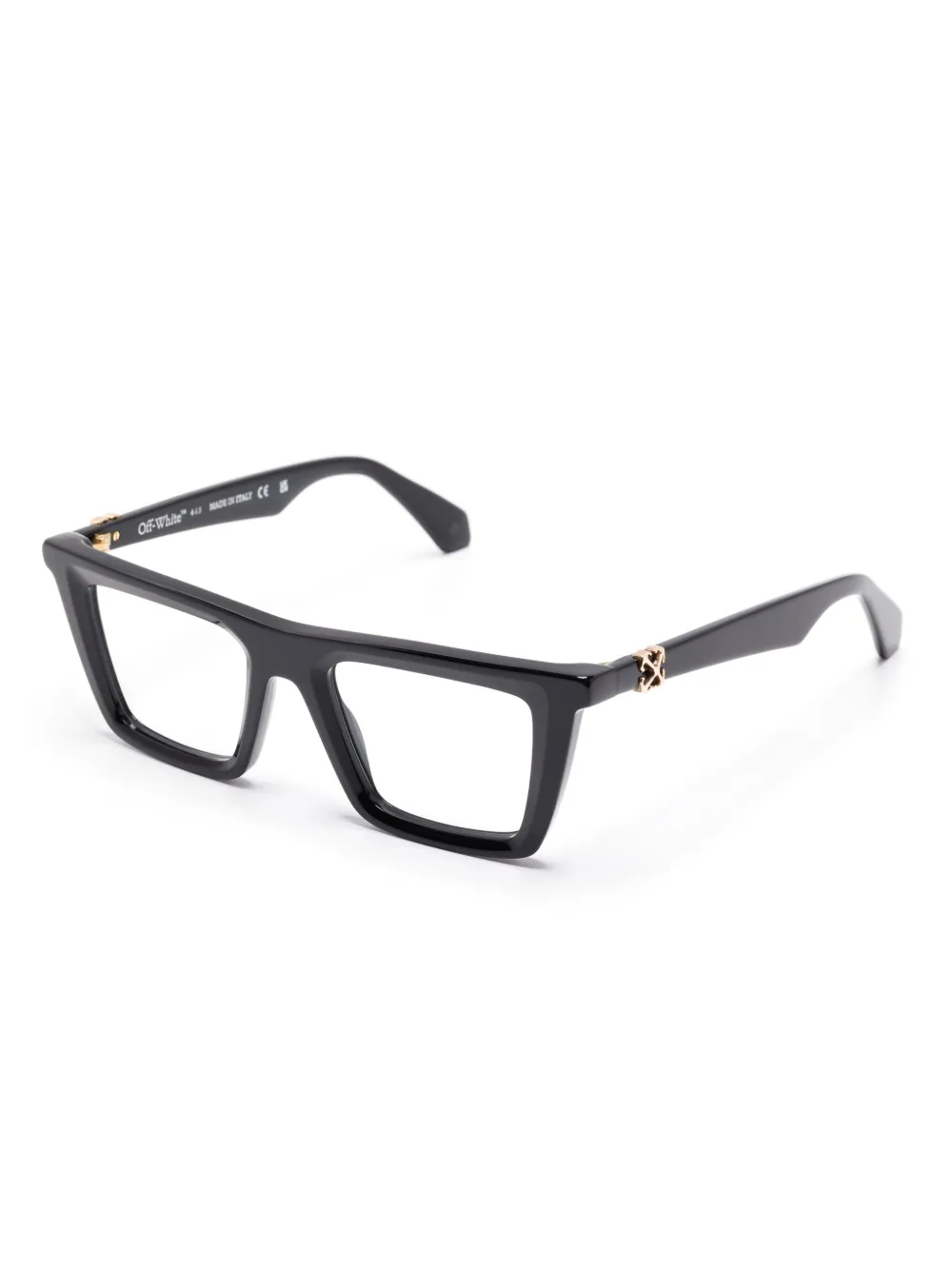Off-White Eyewear Bril met Arrows-patroon Zwart