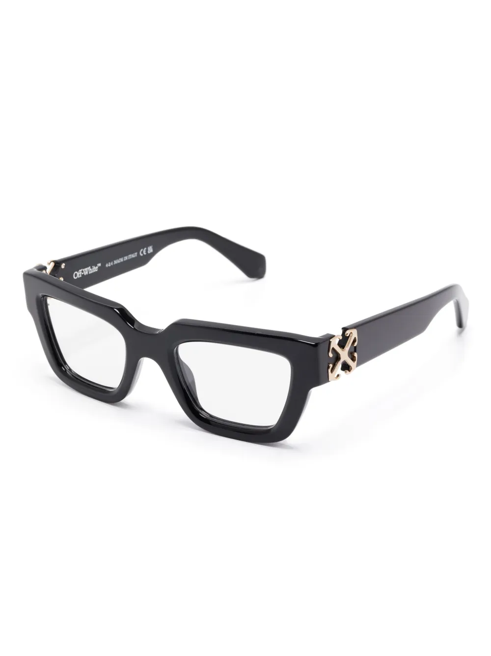 Off-White Eyewear Bril met Arrows-patroon Zwart