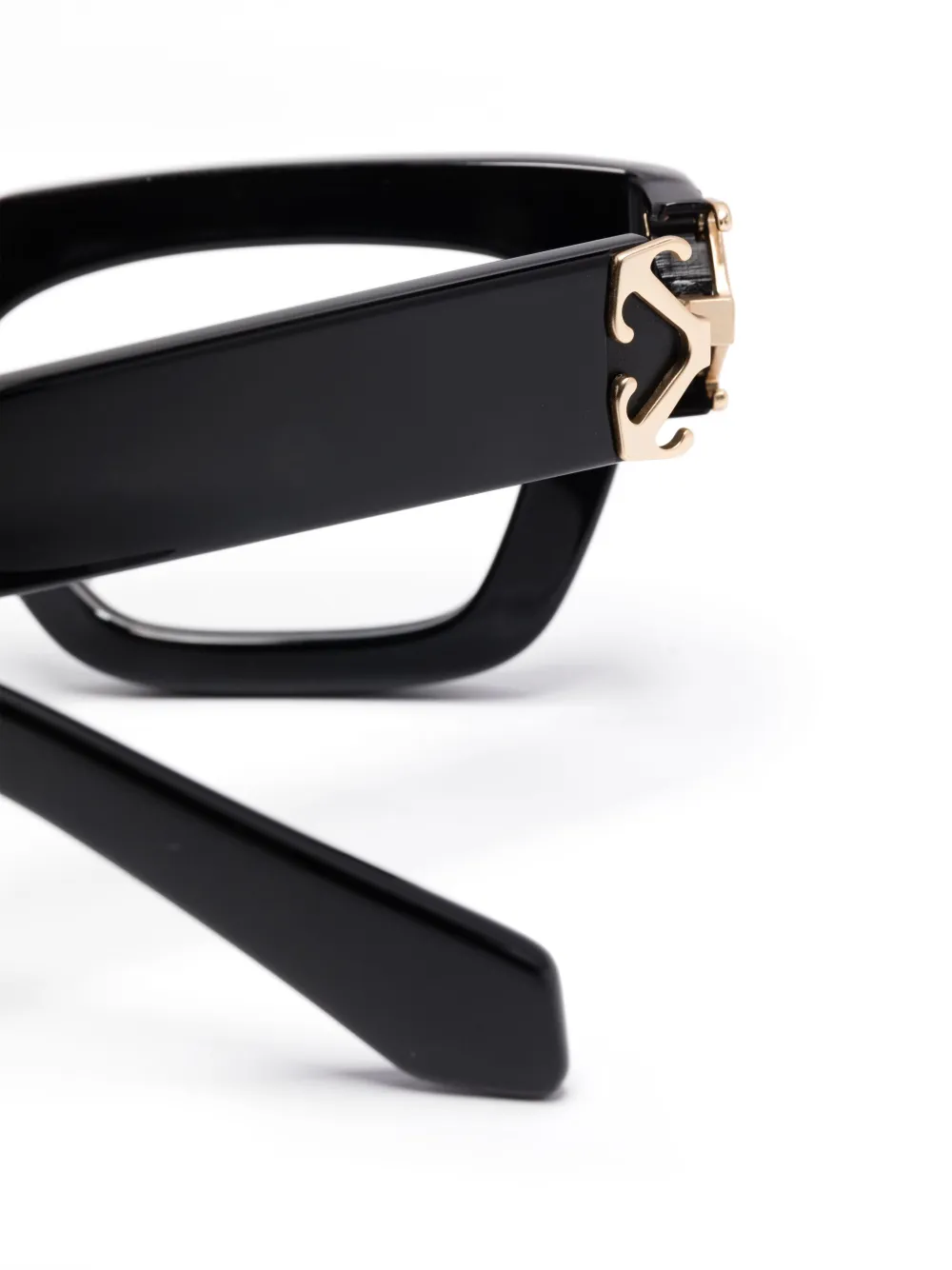 Off-White Eyewear Bril met Arrows-patroon Zwart