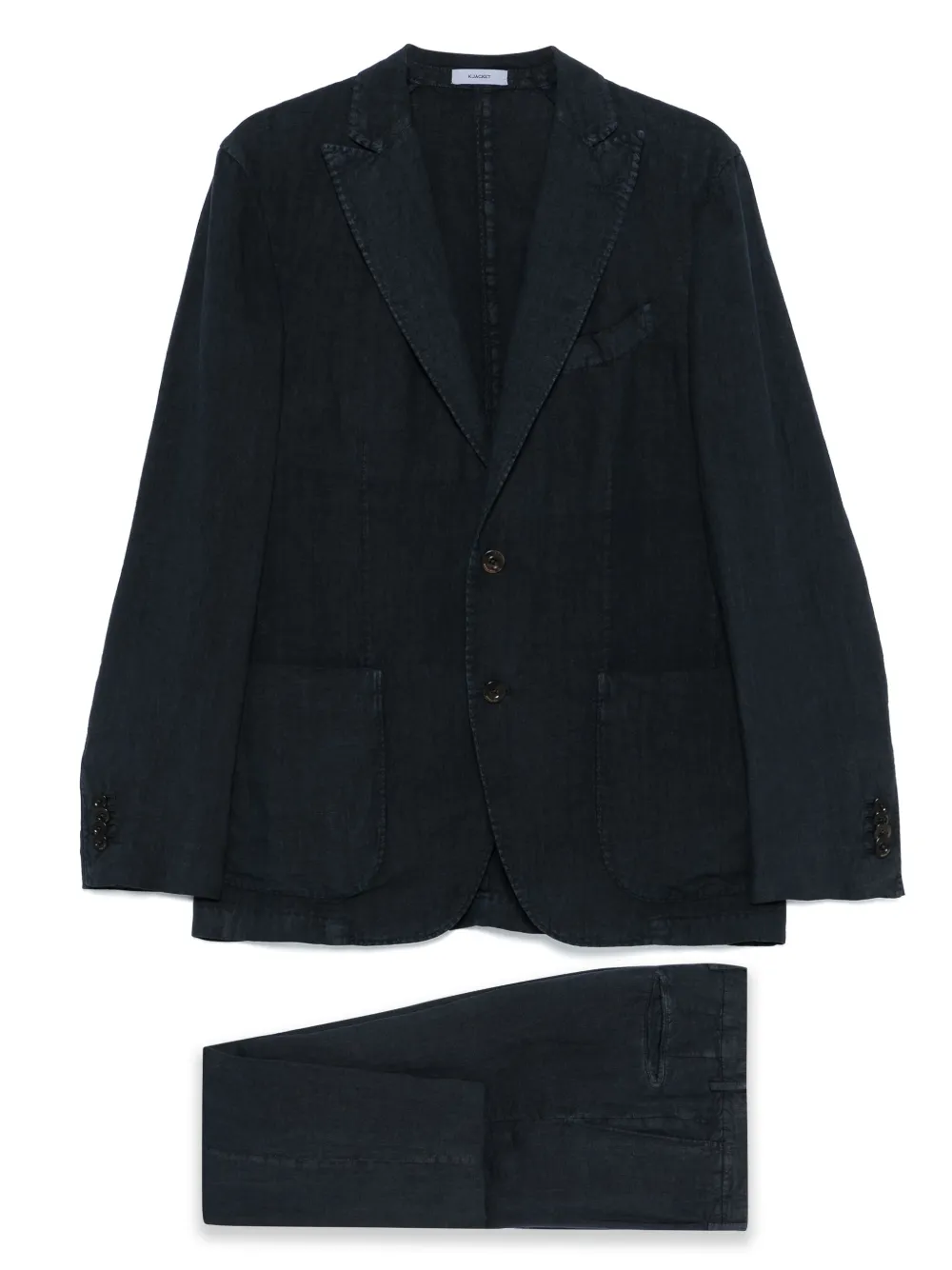 Boglioli traje de lino | azul | Image 1