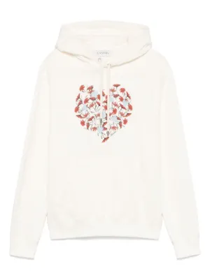 Lanvin ロゴ パーカー | ピンク | FARFETCH JP