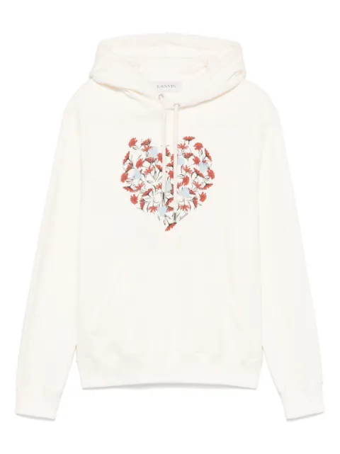 Lanvin floral-print hoodie 