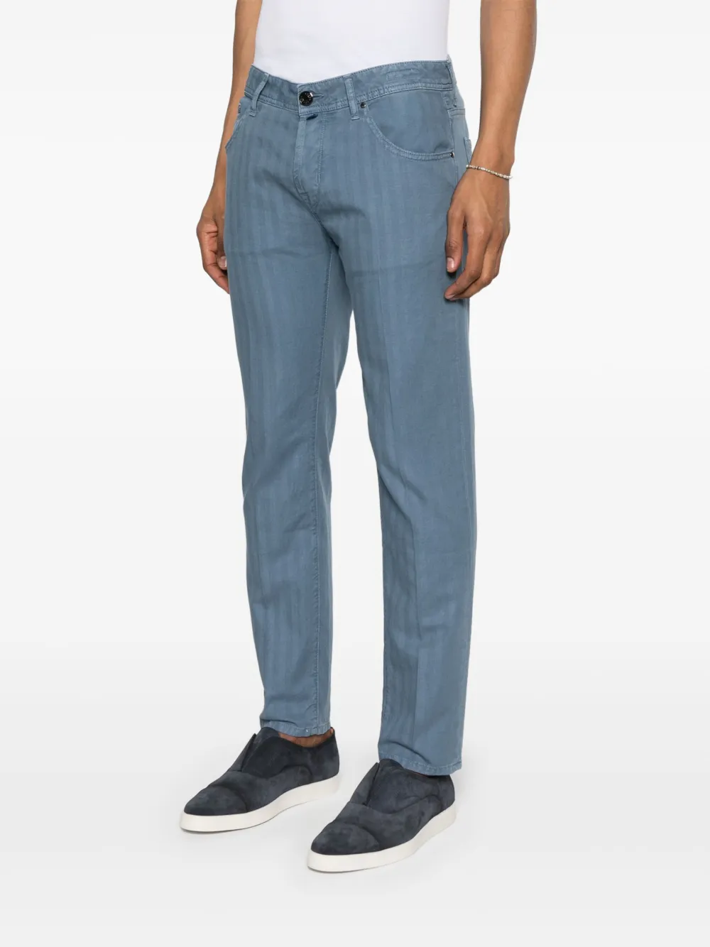 Jacob Cohën Scott broek Blauw