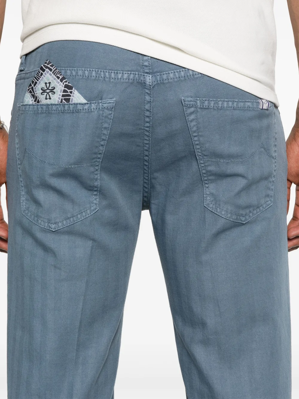 Jacob Cohën Scott broek Blauw