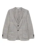 Boglioli Prince of Wales-check blazer - Blue