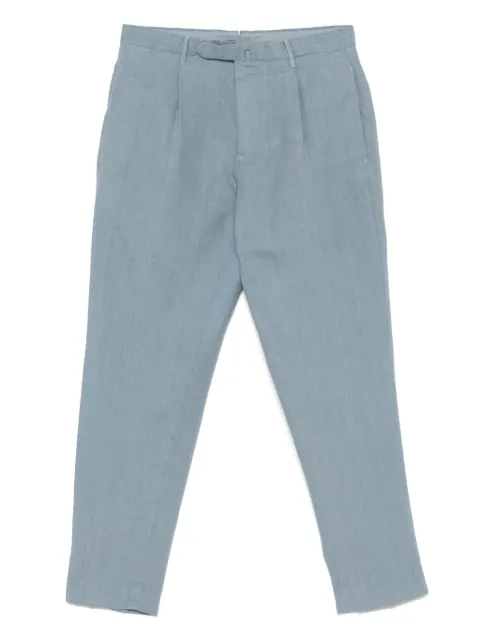 Dell'oglio pantalones tapered con pinzas