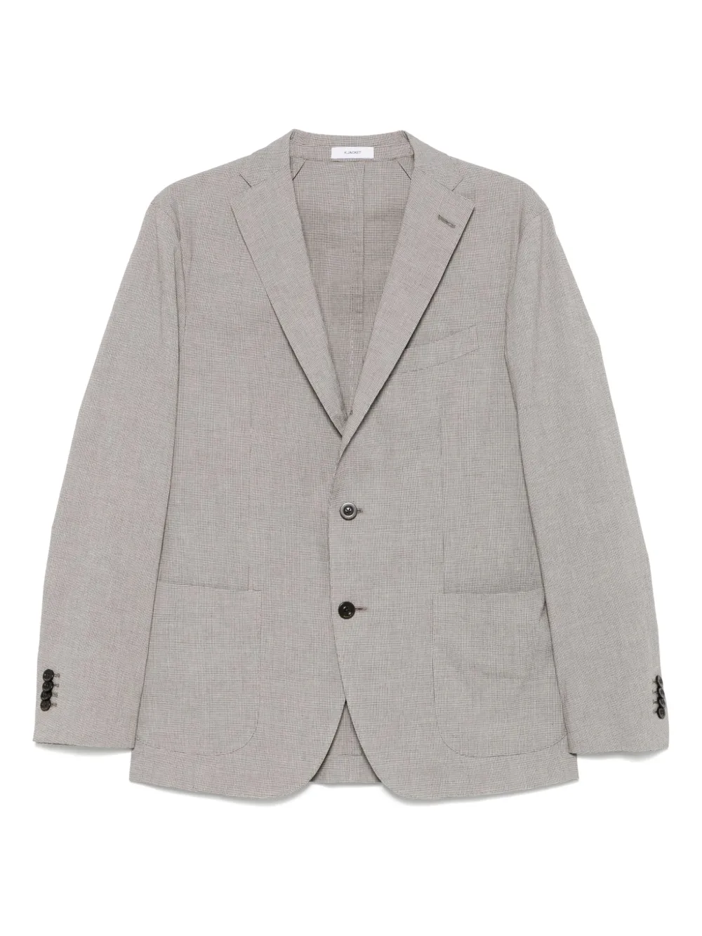 Boglioli houndstooth-pattern blazer | Grey | Image 1