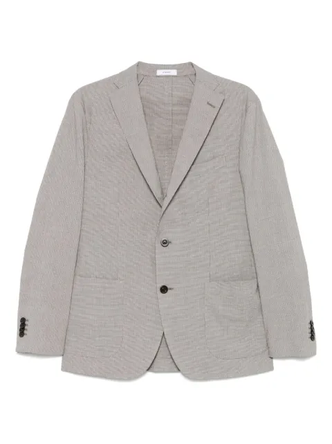 Boglioli blazer con estampado pied de poule