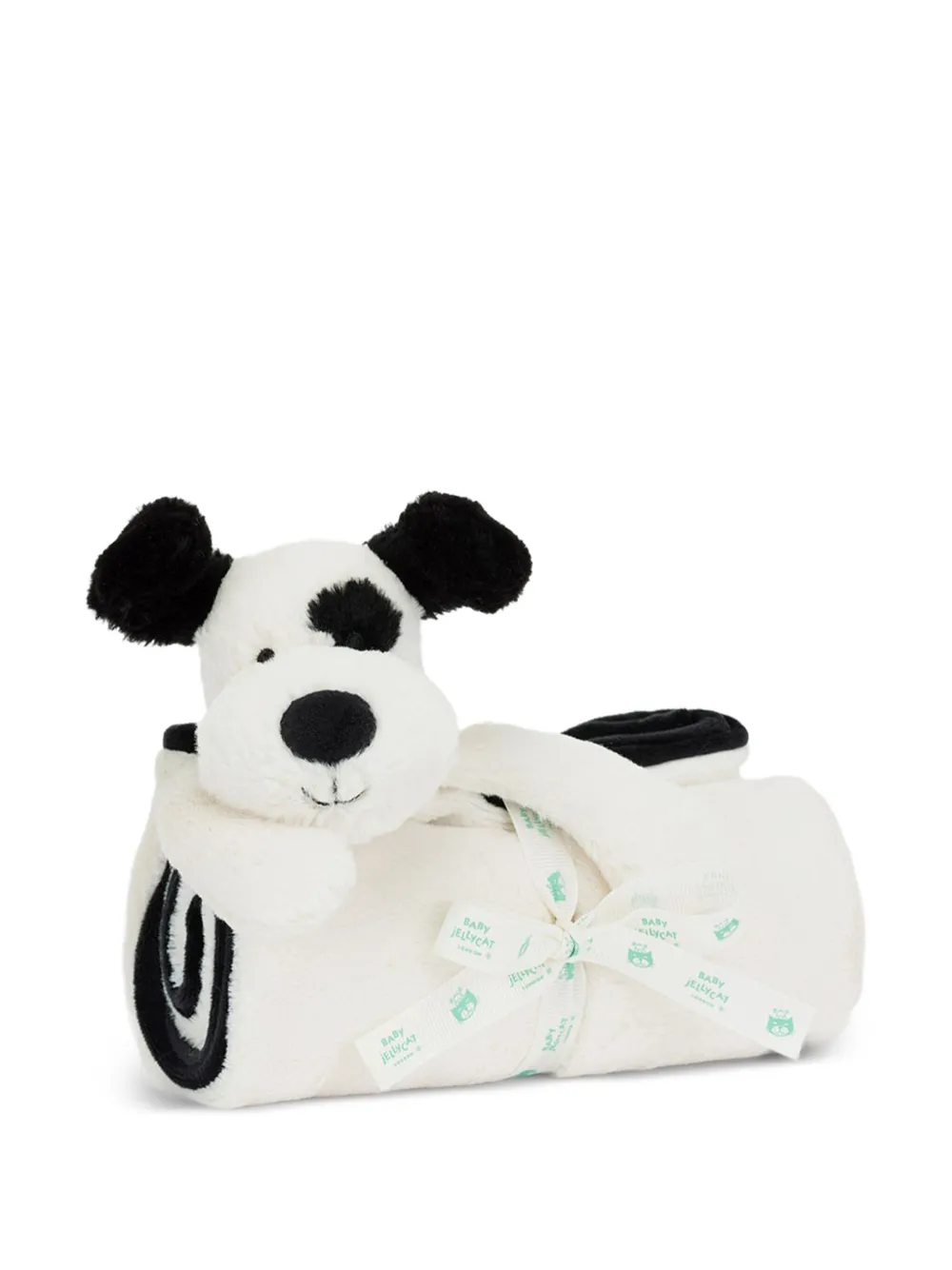Jellycat frazada con diseño de dos tonos | blanco | Image 1