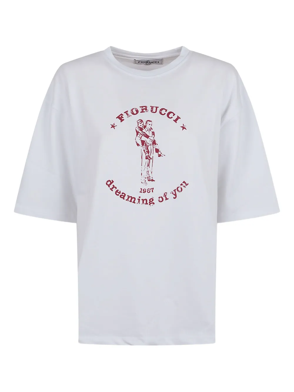 Fiorucci T-shirt met logoprint Wit