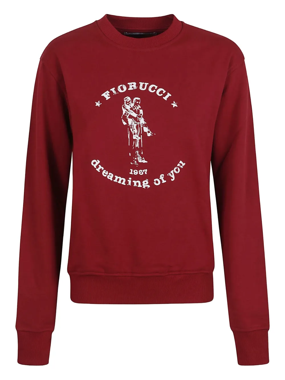 Fiorucci sudadera con logo estampado | rojo | Image 1
