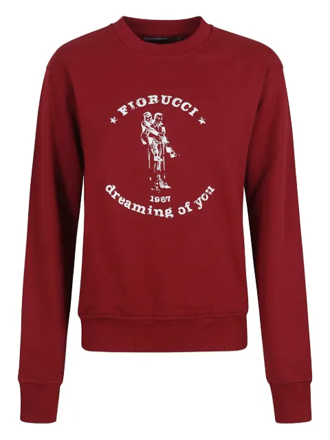 Fiorucci sudadera con logo estampado