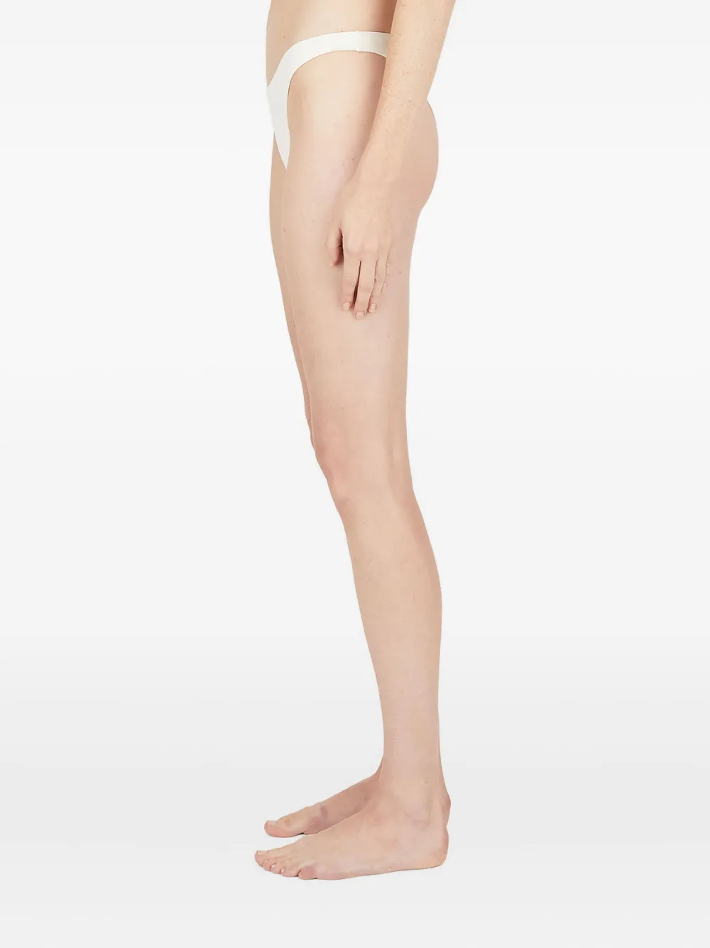 St. Agni wide-strap bikini bottom Wit