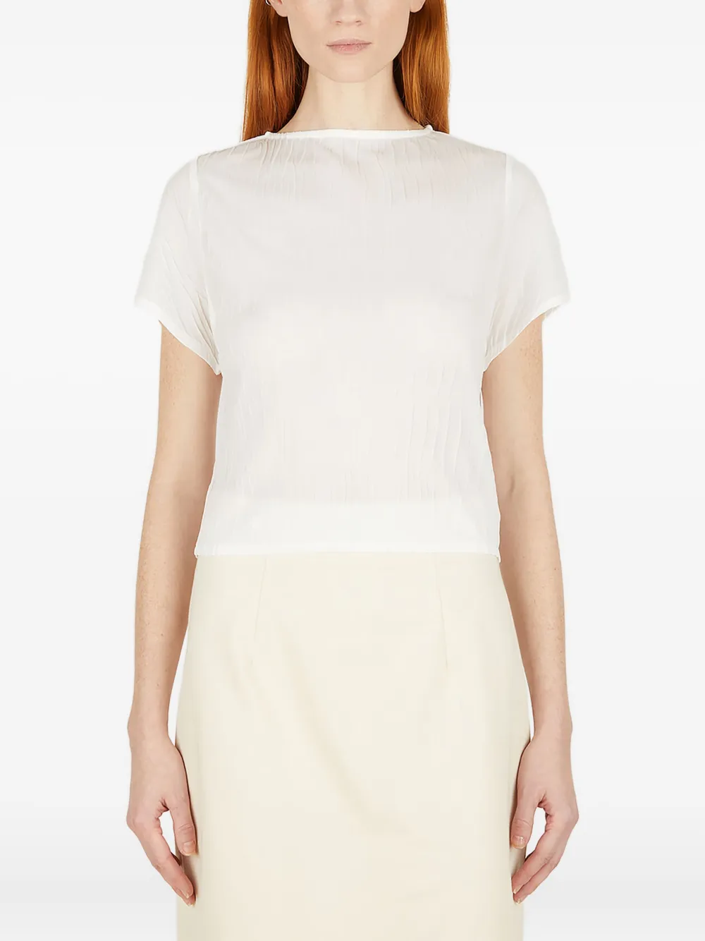 Wynn Hamlyn crinkled blouse | White | Image 1