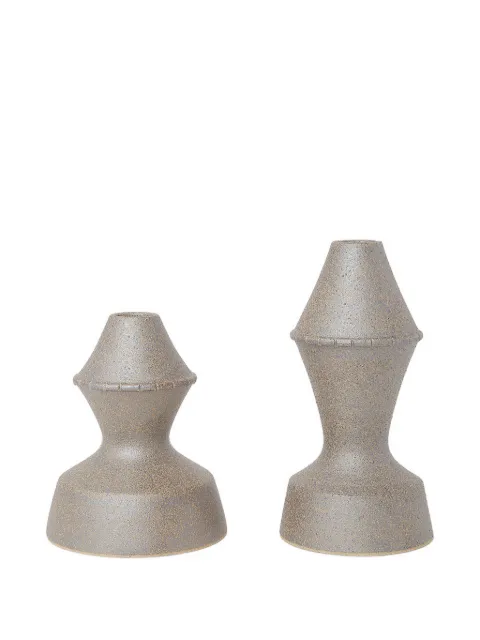 Marloe Marloe Amal clay candle holders (set of two)