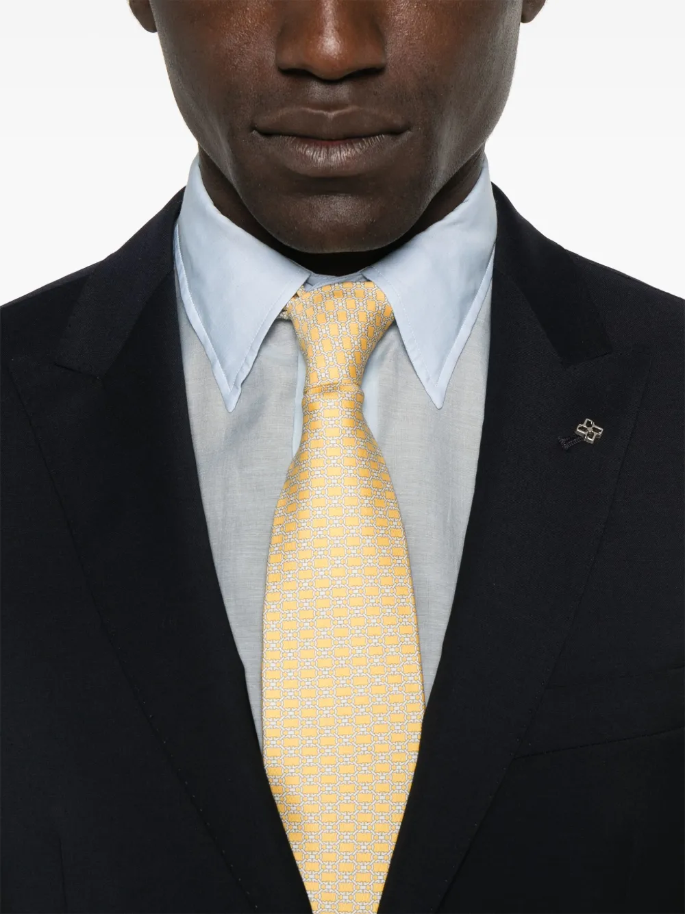 Shop Tagliatore Single-breasted Suit In Blue