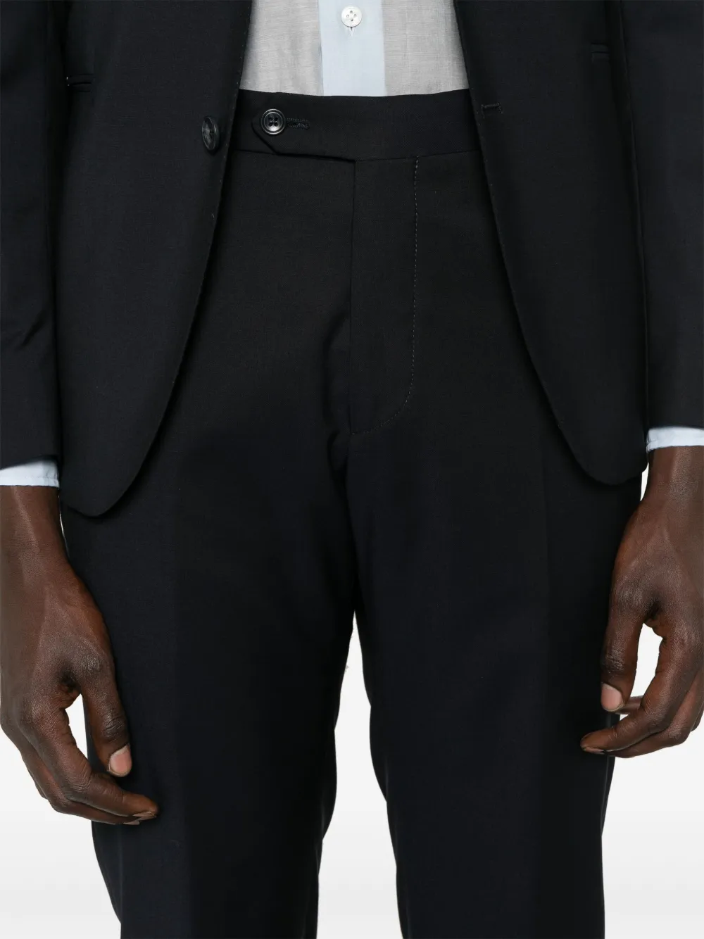 Shop Tagliatore Single-breasted Suit In Blue