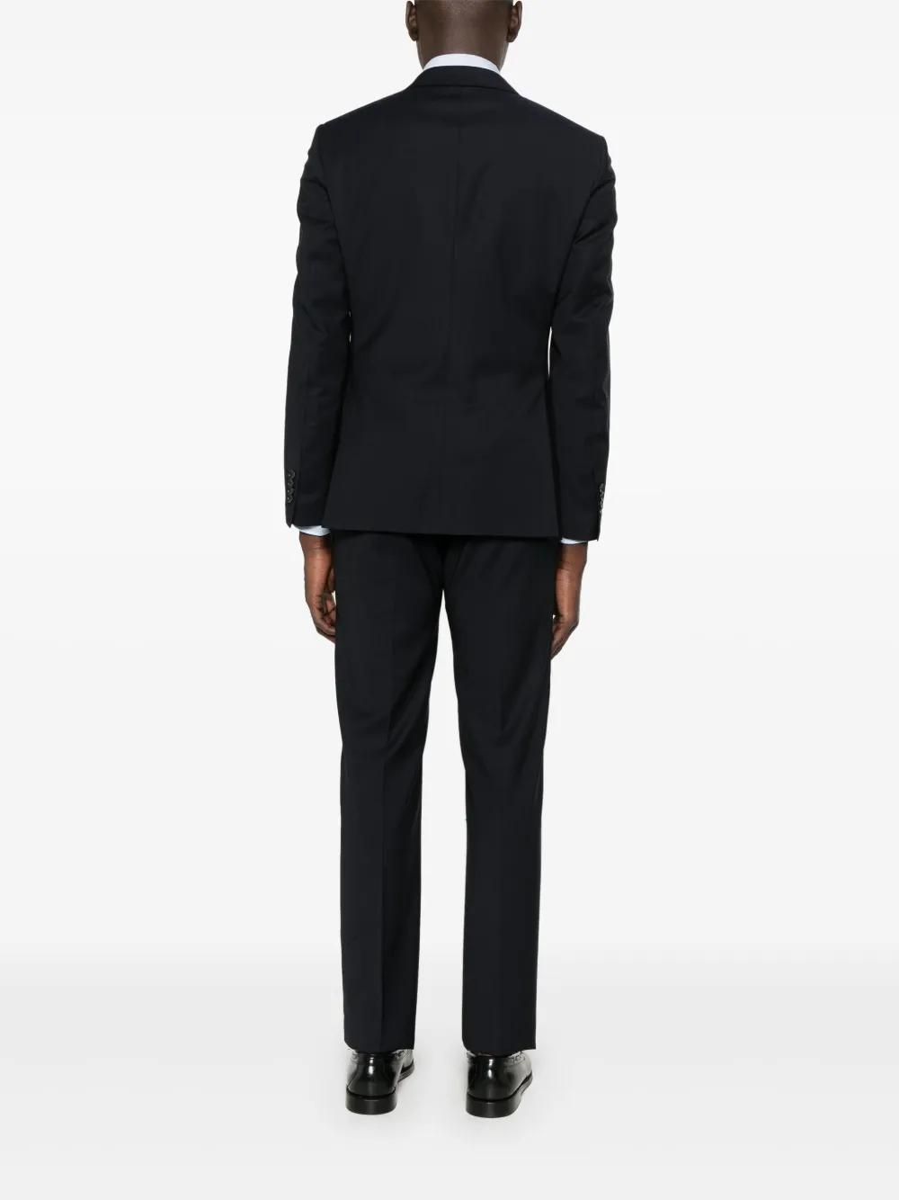 Shop Tagliatore Single-breasted Suit In Blue