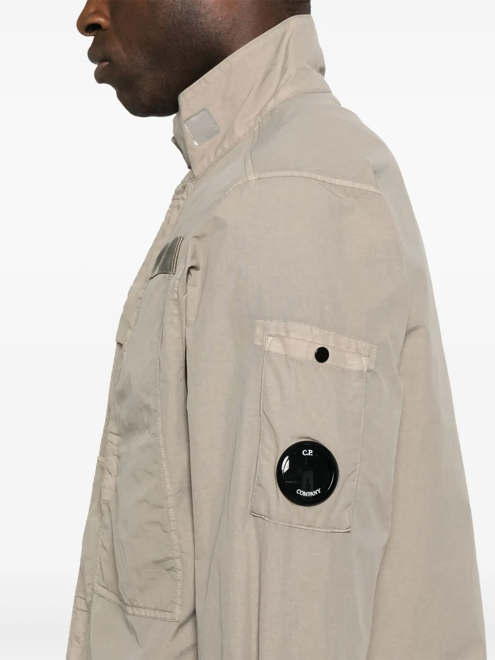C.P. Company Jack met Lens-detail Bruin