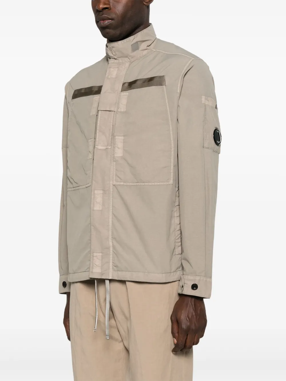 C.P. Company Jack met Lens-detail Bruin