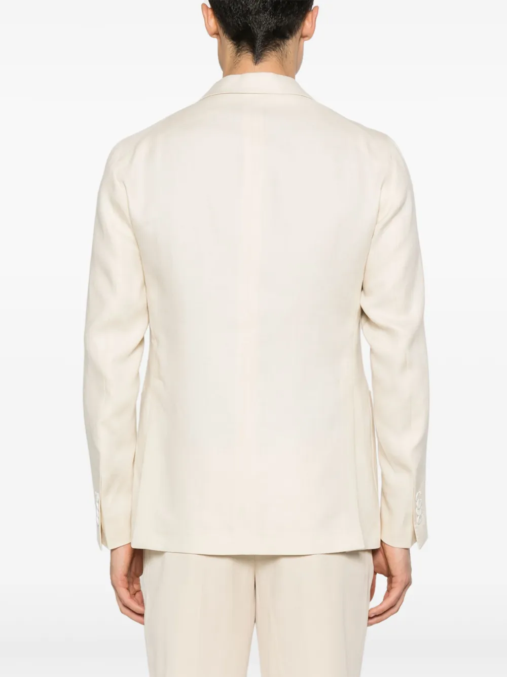 Tagliatore Linnen blazer Beige