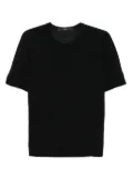 SAPIO fine-knit T-shirt - Black