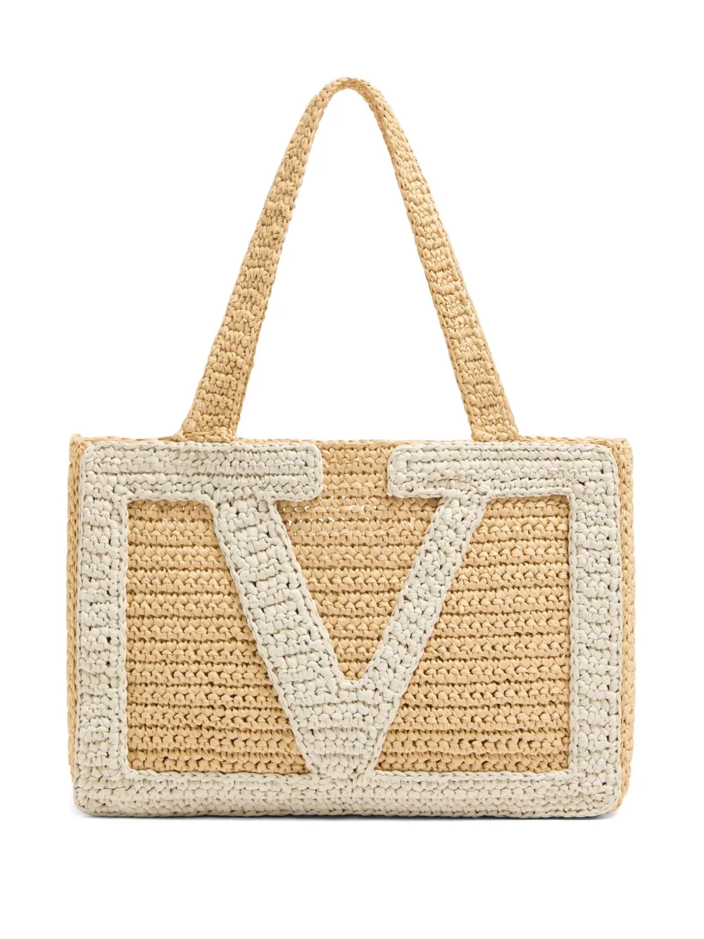Valentino Garavani Viva Superstar medium shopper Beige