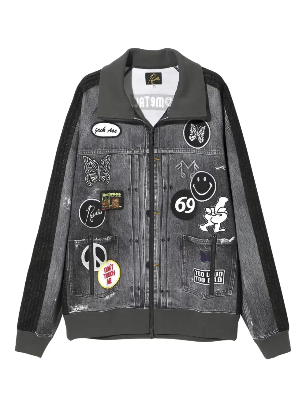 x Midnight Studios denim track jacket