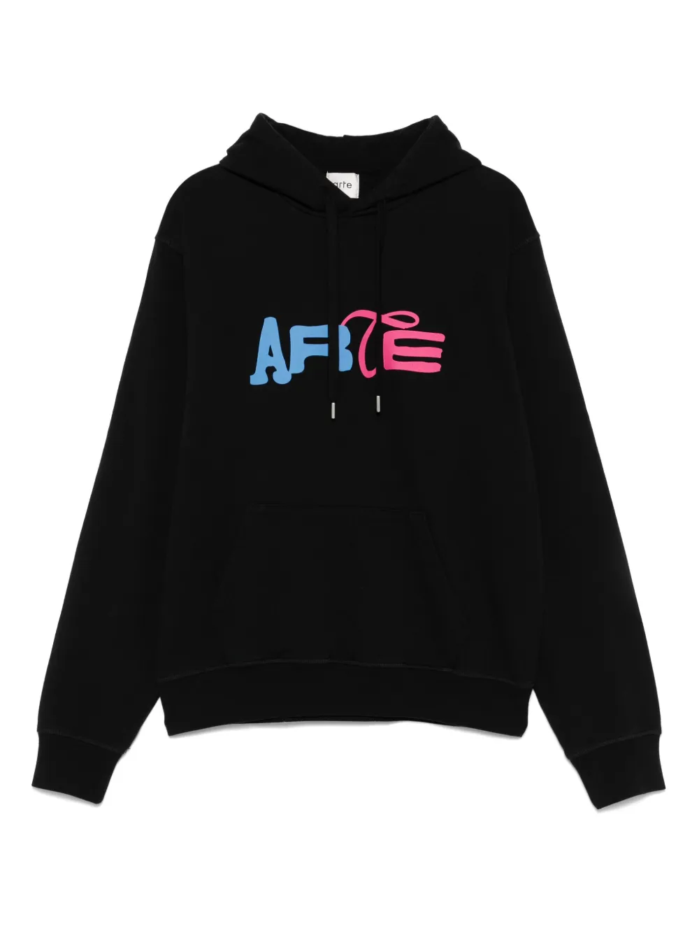 Arte Antwerp duo-logo hoodie - ブラック Arte Antwerp duo-logo hoodie - ブラック