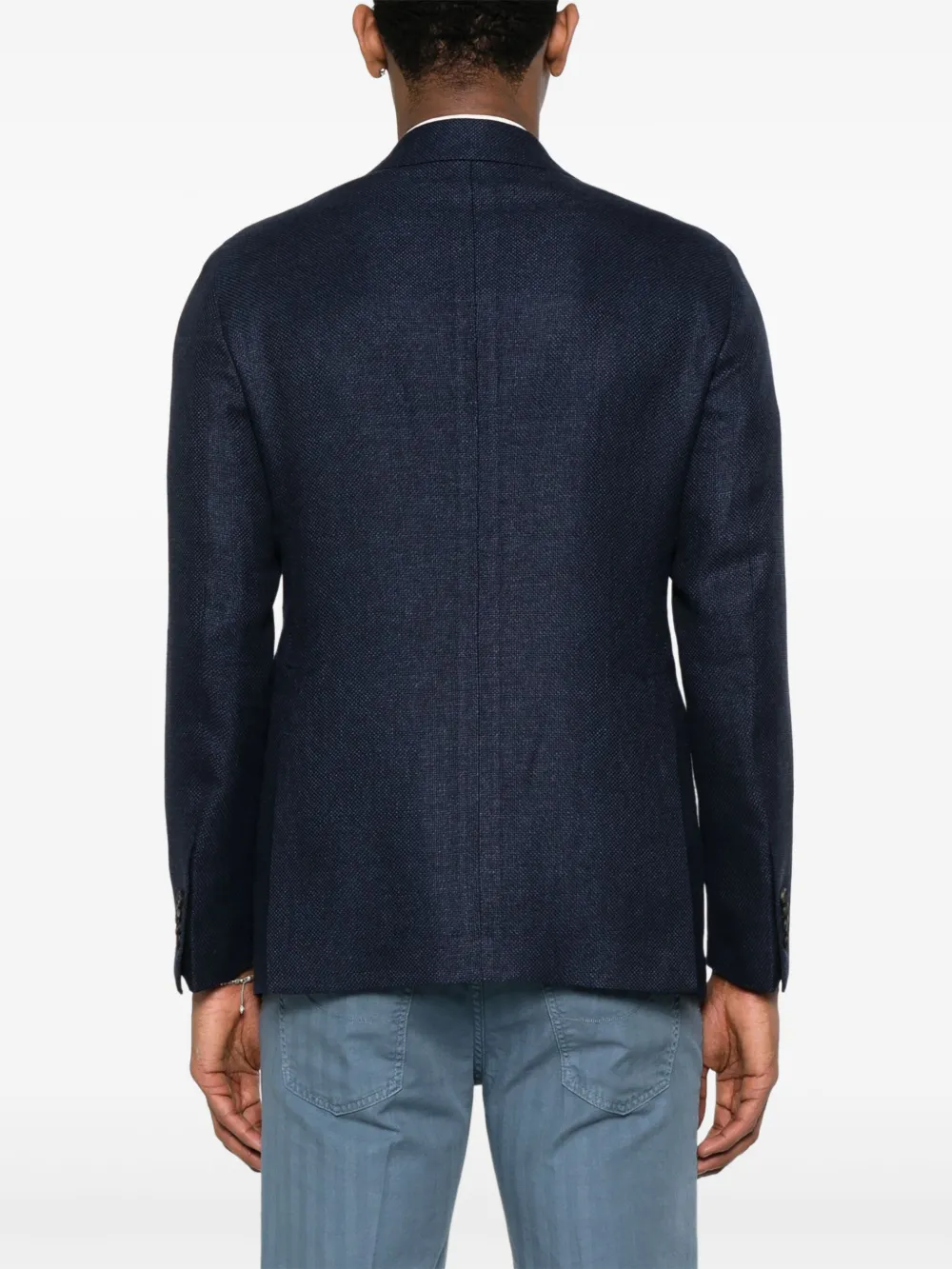 Tagliatore Blazer met enkele rij knopen Blauw