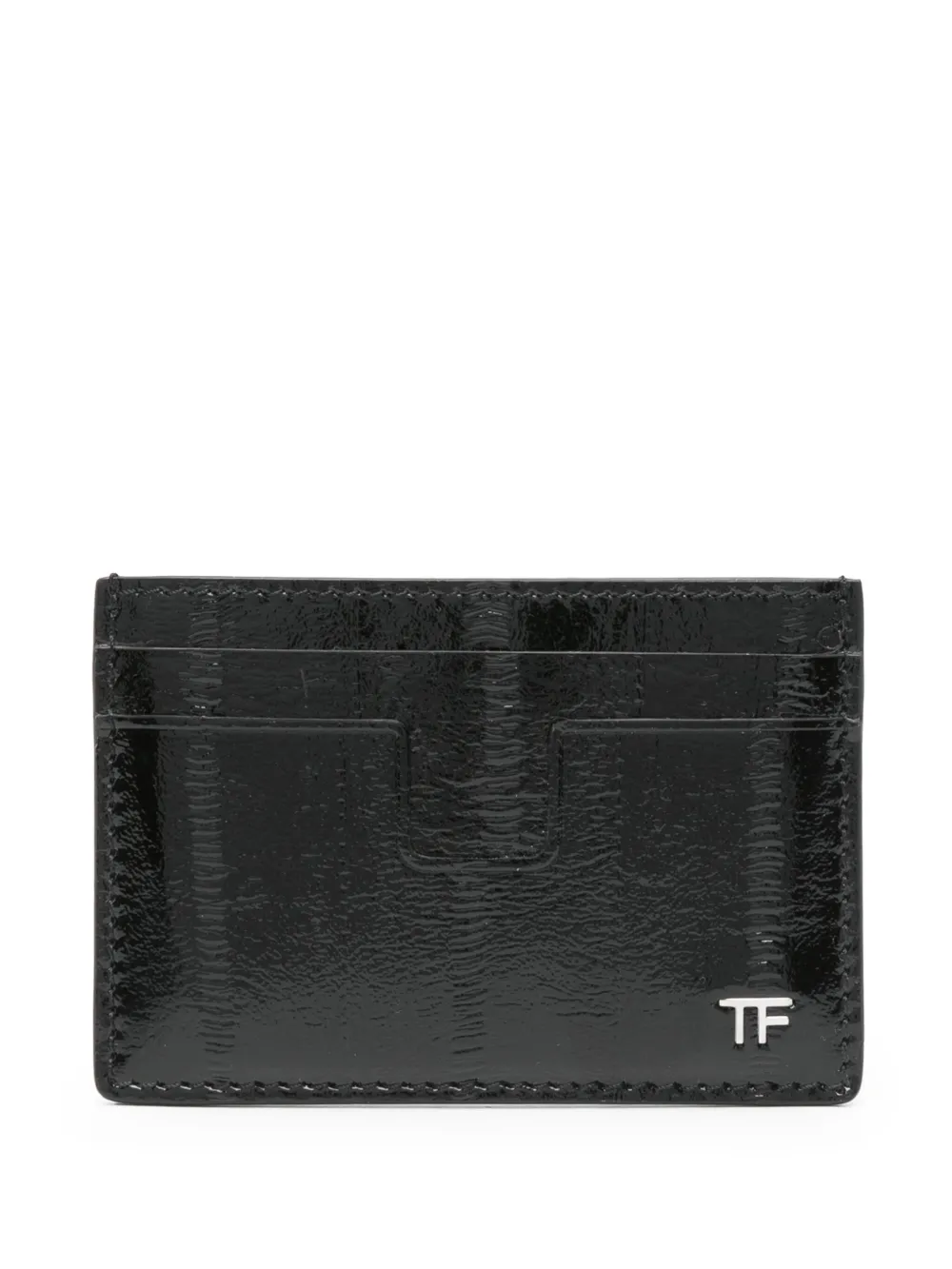 TOM FORD logo-appliqué cardholder | Black | Image 1