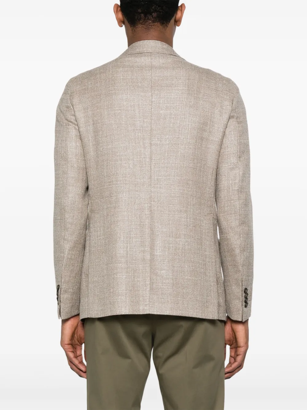 Tagliatore Blazer met enkele rij knopen Beige