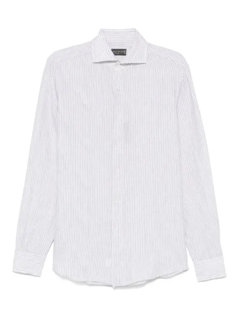 Dell'oglio camisa con rayas estampadas