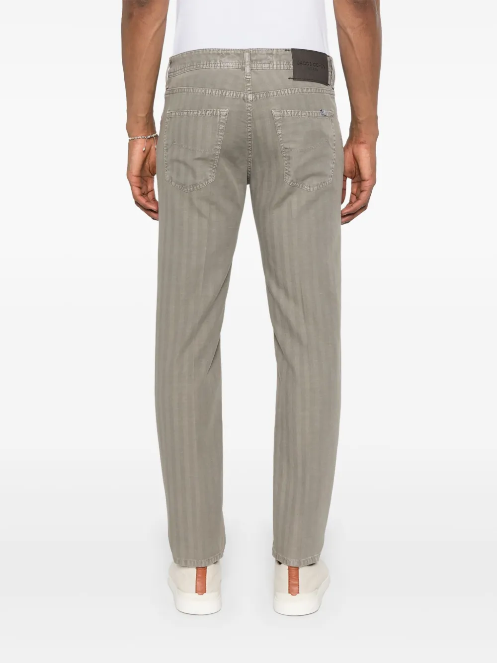 Jacob Cohen Scott Trousers In Brown