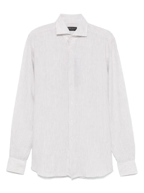 Dell'oglio camisa con rayas estampadas