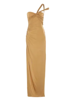 purple prom dresses 2025 Mermaid Satin Off The Shoulder Split Gown VINE GREEN 16inch)Dresses Length Female ao dai #7 Size:39